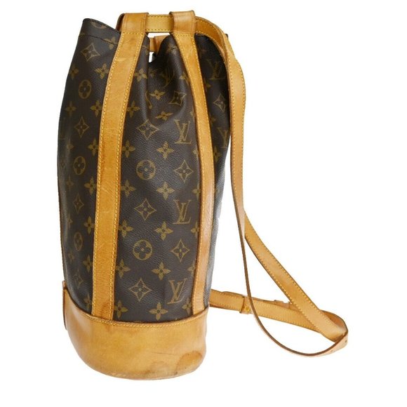 LOUIS VUITTON LV Randonnee PM Shoulder Bag Monogram Leather Brown M42243 35YD458 - Picture 12 of 16